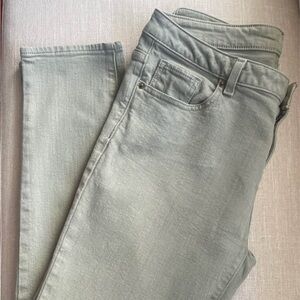 Light Sage Green Skinny Jeans by Michael Kors